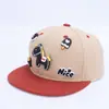 Gorra de Hip-Hop de Ala Plana para Niños, Nuevo Sombrero de Sol de Primavera, Gorra de Béisbol con Lindo Logo de Pony de Dibujos Animados, Gorra Infantil de Exportación, Transfronterizo