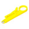 Herramientas de Ferretería Fangbei Cuchillo Pelacables de Alambre Hoja Curva Doble Propósito Cuchillo Amarillo Pequeño Cuchillo Pelacables de Red Aislado Modelo Portátil