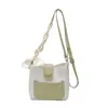Bolso Cruzado de Cubo para Hombro para Mujer 2025 Nuevo Estilo Color-Blocking Fresco Diseño Texturizado de Moda Elegante