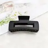 Amazon Pinza Grande Cuadrada Color Oscuro Accesorios para el Cabello Exfoliante Alta Textura Pasador Trasero Pinza de Tiburón Venta al por Mayor