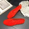 Zapatos de malla cerrados para mujer transfronterizos, sandalias planas de gelatina de cristal, zapatos casuales slip-on cómodos huecos, antideslizantes y versátiles