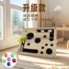 Caja Laberinto de Gato de Madera Caja de Juguete de Caza para Mascotas Palo Autocazador para Gatos de Uso Doméstico Juguete Laberinto para Gatos de Autoeentretenimiento Alivio del Aburrimiento
