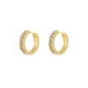 Cor spot liga brincos brilhantes moda europeia e americana brincos de diamante das mulheres fabricantes de brincos atacado