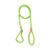 Cuerda P para perro de color macarrón, cuerda redonda de PP duradera, correa de entrenamiento para perros, correa de paseo para mascotas con cadena P integrada, en stock