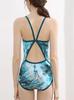 Maiô feminino de peça única de alta qualidade para fontes termais moda retrô novo maiô de natação profissional piscina feminina