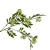 Novo Estilo de Flor de Sophora de Galho Único com 3 Pétalas Flor Artificial Decoração de Sala de Estar Enfeites Vaso Seda Adereços para Fotografia de Casamento Atacado