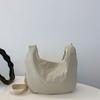 Bolsa de Hombro Versátil Nueva de Verano Bolso Cruzado de Viaje Nylon Lavado Arrugado Retro Casual Ligero Bolsa Dumpling