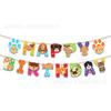 BA418 pet cão filhote de cachorro garra osso bandeirinha bandeira festa feliz aniversário flâmula banner bandeirinha