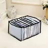 Caja de Almacenamiento para Calcetines de Gasa Caja de Almacenamiento para Ropa Interior Cajón de Almacenamiento Armario Organización de Ropa Jaula de Almacenamiento para el Hogar