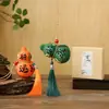 Bolsa de Incienso con Forma de Calabaza, Regalo Pequeño Cultural y Creativo del Festival del Bote del Dragón, Colgante de Bolsa de Incienso Portátil, Regalo Pequeño, Recuerdo Turístico, Accesorio para Coche