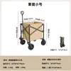 E-commerce Transfronteiriço Item Popular Carrinho de Camping Pneus Removíveis Armazenamento Portátil Material de Aço Carbono Entrega Direta da Fábrica Carrinho de Camping