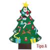 Árvore de Natal de feltro para casa, infantil, educativa, feita à mão, DIY, decorações de feriado, centro comercial, enfeites tridimensionais de árvore de Natal