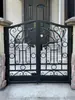 Puertas de Jardín, Cercas de Hierro, Puertas Rurales a Medida para Patios, Puertas de Villa para Patios, Puertas de Aleación de Aluminio