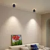 Focos de superficie para iluminación hacia arriba y hacia abajo, no requiere perforación, para sala de estar, dormitorio, vestíbulo, luz de techo LED, pasillo, uso doméstico, montado en techo