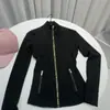 Jaqueta Rosa Dourado Crepúsculo Terceira Geração Sem Tela Gola Alta Jaqueta Feminina Fina Look Emagrecedor Roupas Esportivas Fitness Yoga