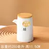 Pote de Cerâmica para Condimentos Estilo Japonês, Porta-Palitos, Conjunto de Potes para Condimentos, Porta-Hashis, Gaiola para Hashis, Pote para Pimenta, Pote para Vinagre, Garrafa Comercial de Molho de Soja