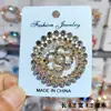 Broche de Mariposa Hueca con Diamantes AB Iridiscentes para Mujer, Pin de Mariposa de Diamantes Lujoso a Todo Color para Trajes y Abrigos, Broche Elegante y Lujoso