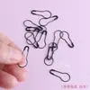 Pin Negro Monedas Pequeñas Candado Pequeño Pin Oculto Mini Fijo Etiqueta de Ropa Broche de Ropa Doble Uso Anti-Exposición Invisible