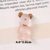 Colar Transparente Violento Nórdico Urso Acessórios de Resina Artesanal Criativo diy Capa de Celular Chaveiro Pingente de Bolsa
