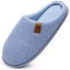 Pantuflas de Algodón con Espuma de Memoria Cómodas de Amazon, Estilo Slip-On, Venta al por Mayor desde el Fabricante, Personalización Transfronteriza, Pantuflas Cálidas para el Hogar