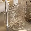 Taza de enjuague bucal de moda con alto valor estético, Cepillo de dientes y Portacepillos de dientes con diseño de onda de agua de lujo ligero, Taza de enjuague bucal para el hogar