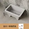 Fregadero de Lavandería de Piedra de Cuarzo Integrado Balcón Lavabo Exterior para Exteriores Hogar Jardín Lavabo Exterior para Lavandería Lavabo de Agua para Lavandería