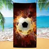 Toalha de Praia Modelo Novo 2026 da Copa do Mundo de Futebol dos Estados Unidos, Canadá e México, Toalha de Banho de Praia de Microfibra, Toalha Estampada de Secagem Rápida