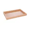 Bandeja Retangular Trancarte 31,5cm x 21,5cm x 4cm MDF Natural - Lyor