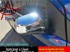 Outai é adequado para 07-15 Xiaowei capa de espelho retrovisor Junyi capa de espelho retrovisor modificação de moldura de espelho retrovisor adesivos especiais