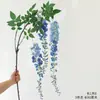 Robinia Glicinia Gigante Flor Racimos de Ramas Largas Flores Artificiales Flores de Seda Enredaderas de Flores Colgantes Enredaderas de Fotografía Flores para Decoración de Bodas