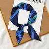 Pañuelo de seda diadema para el pelo femenina goma para el pelo Red popular asa de bolsa de corbata verano fino francés súper de hadas cuerda para la cabeza cinta cinta tocado