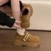 Zapatos Birkenstock Gruesos Súper Elegantes para Mujer, Nuevo Modelo Primavera 2026, Mocasines Versátiles de Moda Casual que Aumentan la Altura, Artículo Más Vendido