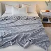 Manta corrugada tridimensional de comercio exterior transfronterizo de 290 g, manta para siesta de ocio, manta gruesa de nuevo estilo, manta para cubrir el sofá