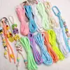 Corda Paracord Luminosa de Nylon Colorido 7 Fios 4mm Material para Pulseira Chaveiro Joias Acessórios Feito à Mão DIY