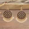 Brincos Exóticos Boêmios Transfronteiriços Novos Europeus e Americanos Moda Feminina Personalizados Brincos com Franjas de Pérola