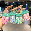 Venta Caliente de Verano Llavero Colgante de Caricatura de Helado Paleta de Hielo Colgantes para Mochila de Estudiante Accesorios Al por Mayor