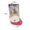 Bolsa de regalo de calcetines navideños, suministros navideños, colgante navideño, bolsa de regalo de dulces para niños, decoraciones navideñas