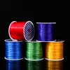 Corda Elástica Plana Círculo Grande, Resistente ao Desgaste, Adequada para Enfiamento de Contas, Pulseiras de Cristal, Fio Elástico Colorido, Joias Artesanais, Corda para Tecelagem, Atacado