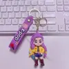 Chaveiro Popular Demon Slayer Transfronteiriço Pingente de Anime Coreano Kpop Chaveiro de Mochila de Estudante Mercadoria de Demon Slayer