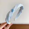 Diadema de lunares estilo coreano para niñas, Diadema trenzada dulce, Pinza para el pelo para lavarse la cara, Tacto de alta gama, Accesorio para el cabello de bebé que no aprieta