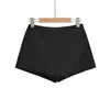 5020-25 Nuevo Estilo de Verano Traje Americano Empalme de Tela Cruzada Sexy Cintura Alta Falda Pantalón Anti-Exposición