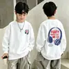 Sudadera con forro polar para niño, elegante ropa de otoño para niños, nuevo modelo 2026, suéter para niño, top de camiseta de manga larga para bebés y niños pequeños