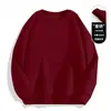 Nova Blusa com Capuz Masculina Amazon Cor Sólida Casual Gola Redonda Esportes ao Ar Livre Manga Longa com Pelúcia Cruzada Europeia e Americana
