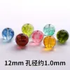 Explosión de Fantasma Colorida Cristal Cristal Cuentas Sueltas Pulsera DIY Collar Cuentas de Vidrio Agrietadas por Hielo Material para Cuentas Cuentas de Vidrio Sueltas
