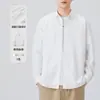 2025 Nuevo Estilo Otoño Estilo Japonés Camisa Sencilla para Hombre Tendencia Versátil Holgada Casual Americana Primavera Nueva Camisa