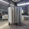 Tanque de Vinho de Aço Inoxidável 304 Grau Alimentício Tanque de Armazenamento de Vinho de 10 Toneladas Tanque Vertical de Armazenamento de Água Tanque de Armazenamento de Vinho Tanque de Armazenamento de Vinho