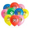 Tiantian patrulla de perros equipo Wangwang tema cumpleaños infantil vaso de papel plato de papel servilleta juego de vajilla para fiesta suministros
