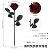 Rosa artificial gótica de estilo gótico transfronteriza, decoración de Halloween, centro de mesa para fiesta temática oscura