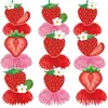 Amazon Nuevo Suministros de Fiesta Temática de Frutas Fresas Hawaianas Decoración Bandera Banner de Flores Distribución del Lugar
