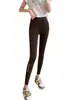 Pantalones térmicos moldeadores de tiburón de cintura alta para mujer, otoño e invierno 2026, nueva ropa exterior de fitness resistente al frío, ajustados, pantalones de mujer Barbie